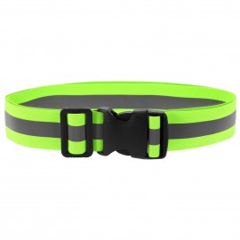 Elastic Reflective Running Belt High-visibility Elastic Night Safety Waist Belt Band for Outdoor Sport Running Cycling Jogging Walking